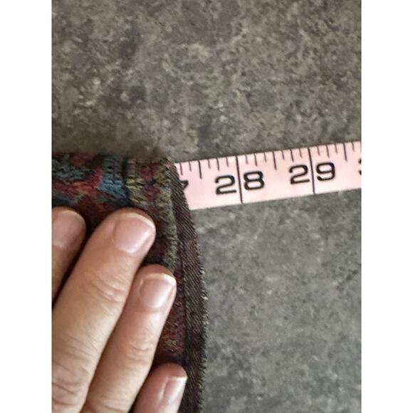 Jerusalem 100% Cashmere Scarf Wrap Paisley Fringe Luxury 27x72 - Picture 7 of 8